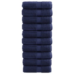 Serviettes d'invité de qualité sup. SOLUND 10 pcs bleu marine 