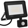 Projecteur à LED avec capteur 30 W Blanc chaud  