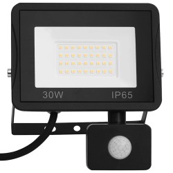 Projecteur à LED avec capteur 30 W Blanc froid 