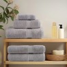 Serviettes d'invité de qualité supérieure SOLUND 10 pcs gris 