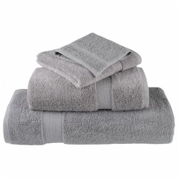 Serviettes d'invité de qualité supérieure SOLUND 10 pcs gris 