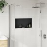 Niche de douche noir mat 62x32x9 cm acier inoxydable 
