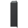 Niche de douche noir mat 62x32x9 cm acier inoxydable 