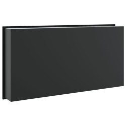 Niche de douche noir mat 62x32x9 cm acier inoxydable 