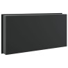 Niche de douche noir mat 62x32x9 cm acier inoxydable 