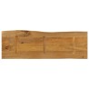 Dessus de table 140x40x2,5 cm bord vivant bois massif manguier 