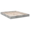 Cadre de lit sans matelas gris béton 150x200 cm 