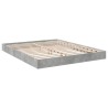 Cadre de lit sans matelas gris béton 150x200 cm 