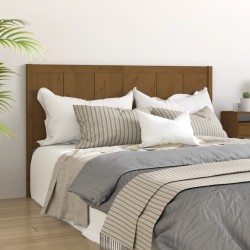 Tête de lit Marron miel 205,5x4x100 cm Bois massif de pin 