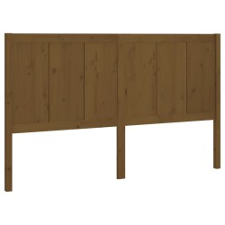 Tête de lit Marron miel 205,5x4x100 cm Bois massif de pin 