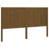 Tête de lit Marron miel 205,5x4x100 cm Bois massif de pin 