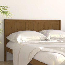 Tête de lit Marron miel 205,5x4x100 cm Bois massif de pin 