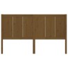 Tête de lit Marron miel 205,5x4x100 cm Bois massif de pin 