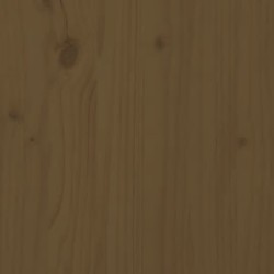 Tête de lit Marron miel 205,5x4x100 cm Bois massif de pin 