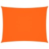 Voile de parasol tissu oxford rectangulaire 6x8 m orange  