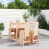 Ensemble de bar de jardin 5 pcs bois de pin massif 