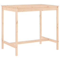 Ensemble de bar de jardin 5 pcs bois de pin massif 