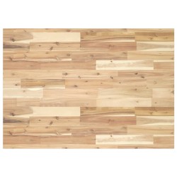 Dessus de bureau non traité 80x70x2 cm bois d'acacia massif 