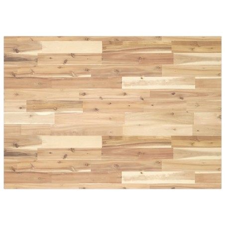 Dessus de bureau non traité 80x70x2 cm bois d'acacia massif 