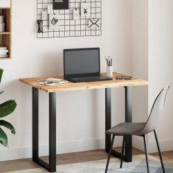 Dessus de bureau non traité 80x70x2 cm bois d'acacia massif 
