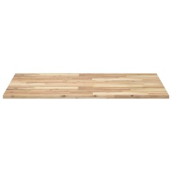 Dessus de bureau non traité 80x70x2 cm bois d'acacia massif 