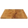 Dessus de table 70x60x3,8 cm rectangulaire bois massif manguier 