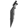 Tête de fourche avec 14 dents noir acier 