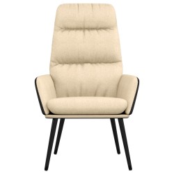 Chaise de relaxation Crème Tissu 