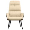 Chaise de relaxation Crème Tissu 