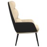 Chaise de relaxation Crème Tissu 