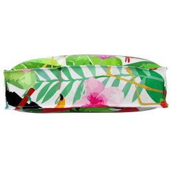 Coussin de palette pour dossier Jungle tropical 60x40x12 cm en tissu Oxford 