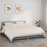 Couverture lestée Crème clair 235x290 cm 15 kg Tissu 