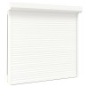 Volet roulant aluminium 160x150 cm blanc 