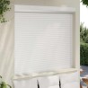 Volet roulant aluminium 160x150 cm blanc 