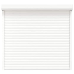 Volet roulant aluminium 160x150 cm blanc 