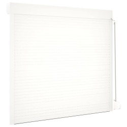 Volet roulant aluminium 160x150 cm blanc 