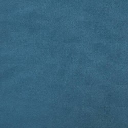 Canapé 3 places avec oreillers décoratifs bleu 180 cm velours 