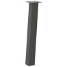 Pieds de table console 4 pièces Anthracite 72 cm Acier 
