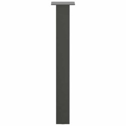 Pieds de table console 4 pièces Anthracite 72 cm Acier 