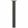 Pieds de table console 4 pièces Anthracite 72 cm Acier 