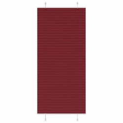 Store plissé rouge bordeaux 85x200 cm largeur du tissu 84,4 cm 