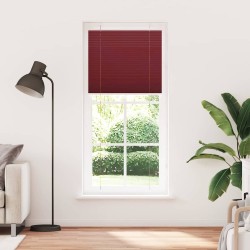 Store plissé rouge bordeaux 85x200 cm largeur du tissu 84,4 cm 