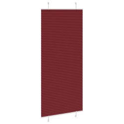 Store plissé rouge bordeaux 85x200 cm largeur du tissu 84,4 cm 