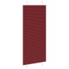 Store plissé rouge bordeaux 85x200 cm largeur du tissu 84,4 cm 