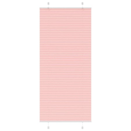 Store plissé rose 85x200 cm largeur du tissu 84,4 cm polyester 