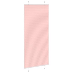 Store plissé rose 85x200 cm largeur du tissu 84,4 cm polyester 