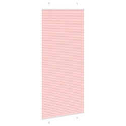 Store plissé rose 85x200 cm largeur du tissu 84,4 cm polyester 