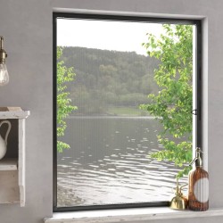 Moustiquaire pour fenêtres Anthracite 80x100 cm 