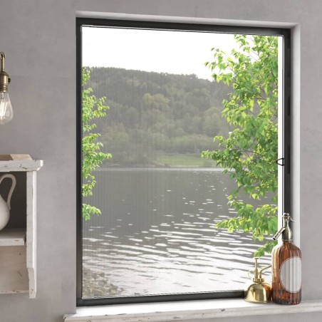 Moustiquaire pour fenêtres Anthracite 80x100 cm 