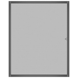 Moustiquaire pour fenêtres Anthracite 80x100 cm 